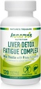 Játra Detox & Energy Support - Milk Thistle + 9 Klíčové složky, Metabolismus & Zdraví jater, 120 Veg Kapsle PHAR124; Innervis Nutrition