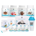 Ano, můžeš! All- in- One Kit s náhradním jídlem třesením, Aloe Vera Drink Mix, Fiber Shake Mixer, Protein Snacks, doplňky - Kompletní Wellness Kit