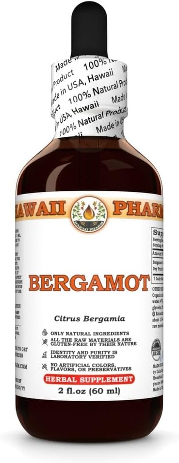 Bergamot extrakt, tinktura pro lipidovou rovnováhu, podporuje kognitivní jasnost, Easy Joint Discomfort, Natural Wellness - 2 fl.oz