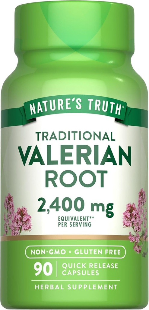 Nature 's Truth Valerian Root 1200 mg dodatek 90 ea (balení po 3)