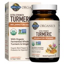 Zahrada života Organics Extra síla Turmeric Zánět odpověď 60 Tablets- 100mg Curcumin (95% Kurkuminoidy) Black Pepper, Probiotika, Organic Non- GMO Vegan gluten zdarma Bylinný dodatek