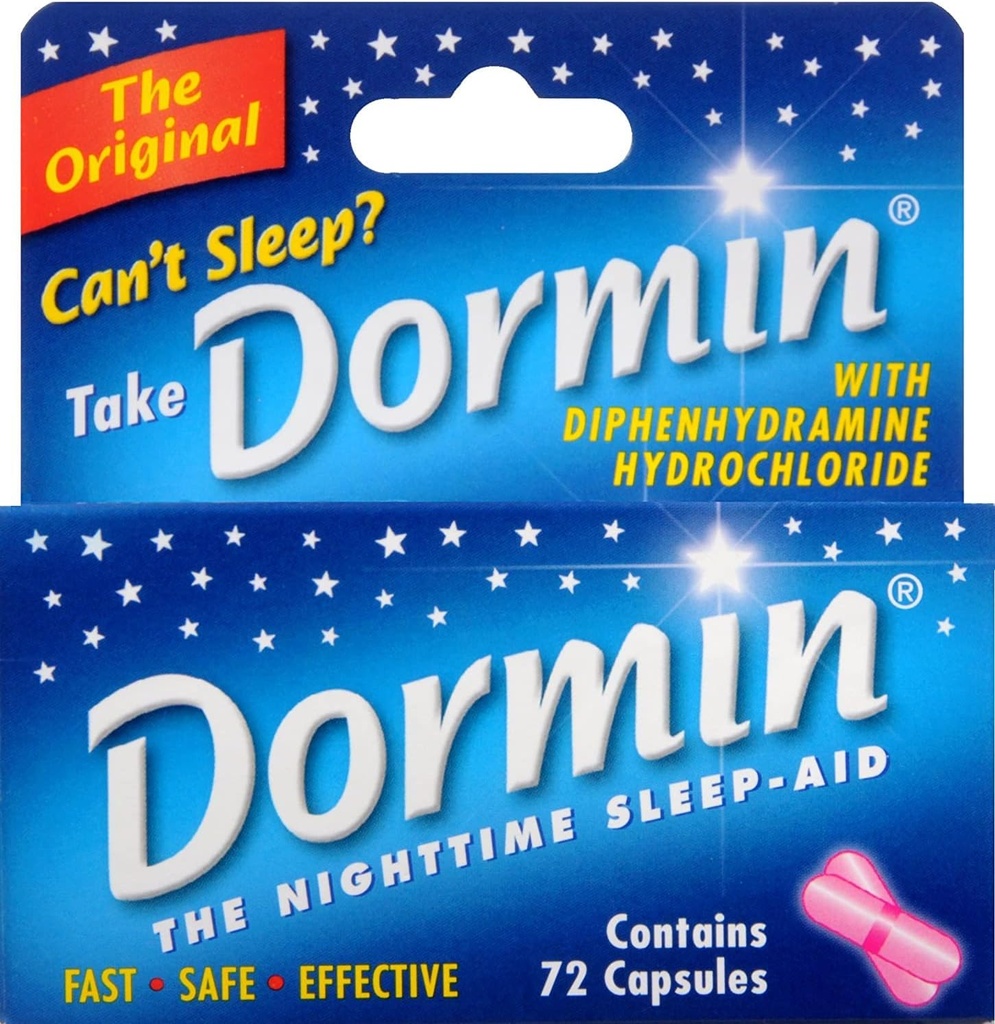 Dormin Nighttime Sleep- Aid - 72 tobolek, balení po 6 ks