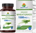 Brieofood Organic Wheatgrass 1500mg, 45 Servings, Vegetarian, Gluten Free, 90 Vegetarian Tablety