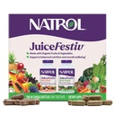 Natrol JuiceFestin, Vitaminy a doplňky pro výživu & Well- Bytí, Antioxidanty pro buněčné zdraví, 60 Kapsle (2-Count), Do 30 denní dodávky
