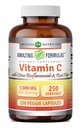 Úžasné vitamíny C s Rose HIPS & Citrus Bioflavonoidy CLAS124; 1000 Mg na Serving dodatek CLAS124; 250 Veggie Kapsle CLAS124; Non- GMO CLAS124; gluten- Free CLAS124; Made in USA
