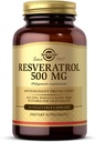 Solgar Resveratrol 500 mg, 30 Rostlinných kapslí - Antioxidant Protection - Gluten Free, Dairy Free - 30 Služeb