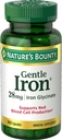 Příroda 's Bounty Gentle Iron 28 mg 90 Kapsle