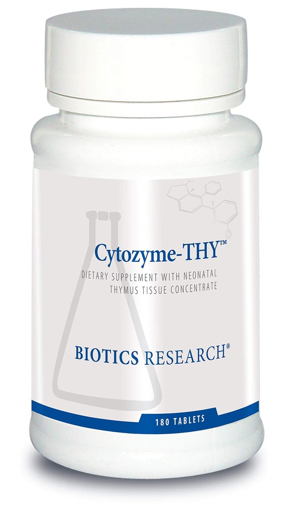 Biologický výzkum Cytozym Váš neonatální Thymus koncentrát, podporuje zdraví Thymus Gland, Zdravá imunitní reakce a Body Pathway Processes, Podporuje imunitní systém, 180 Tablety