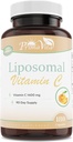Lipozomální vitamín C 1400mg Kapsle, Imunitní podpůrný dodatek, Vysoký absorpční vitamin & Antioxidant Tuk Rozpustný vitamin C dodatek (180 Kapsle)