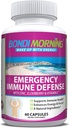 Emergency Imunity Support Vitamíny doplňky - Vitamin C se zinkem Tablety + Elderberry Extract Bolster Imunity System Response, Digestive Health, Energy, a Focus, 60- Počet