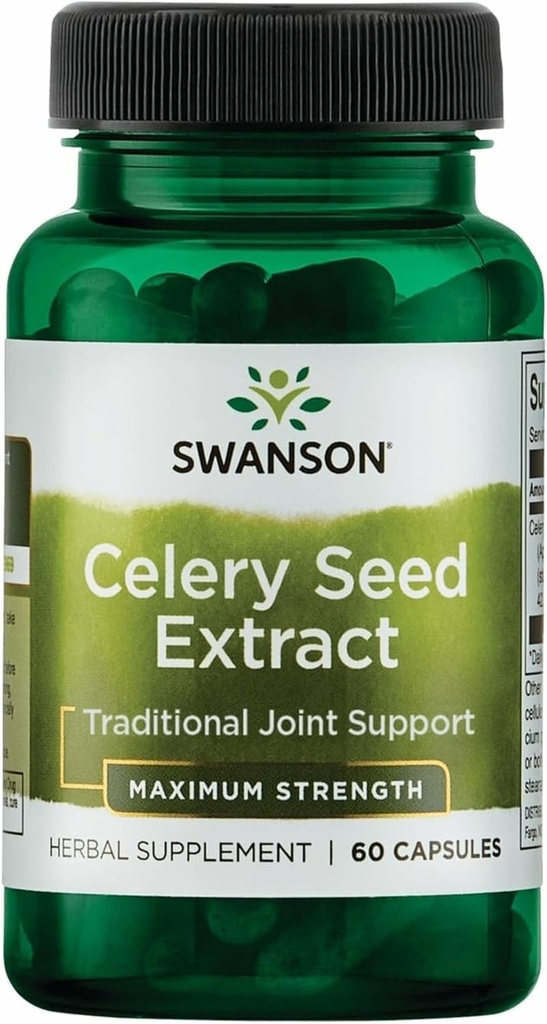 Swanson Superior Herb- Celer seed Extract - Maximální síla - 150 mg 60 Kapsle