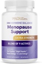 Menopauza dodatek pro ženy horké záblesky & noční pocení 124; Hormon Balance, Menopauza Relief pro ženy & Perimenopauza Podpora 124; s Black Cohosh, DIM & Red Clover 124; Third-Party Testováno 124; 30 Ct