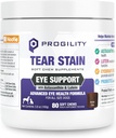 Nootie Profility Tear Stain dodatek pro psy, Advanced Eye Health Formule, Pomáhá minimalizovat Tear Stenes, 80 Chews, Prodáno v více než 5000 Vet Clinics a Pet Stores Worldwide