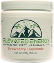 Zdravý energetický nápoj prášek - Stevia & přírodní kofein 124; Zvýšená energie Fizzy Drink Mix 124; Jahodová limonáda 124; 30 Služeb