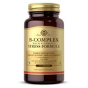 Solgar B-Complex with Vitamin C Stress Formule, 250 Tablety - Energetický metabolismus, Nervový systém a imunitní podpora - Non- GMO, Vegan, Gluten Free, Dairy Free, Kosher - 125 Služeb