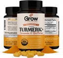 Růst vitamin kurkumin + Ultra: Organic high- potency Blend 124; Maximální síla kurkuminoidy s 95% kurkuminoidy 124; USDA Certified OF 124; 30- Day Supply