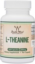 L- Theanine 200mg Double Strength - Podporuje zdravotní spánkovou odezvu a relaxaci - 120 Kapsle (třetí strana testována, gluten Free, Vegan) od Double Wood