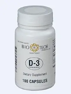 Bio- Tech - D3 (Cholekalciferol) 1000 IU 100 cap od Bio- Tech