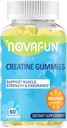 Kreatinové doplňky, 1500mg Creatine Monohydrát pro svalovou sílu, vytrvalost, výkon cvičení, Vegetarian & gluten- Free, Orange Flavor, 60 Počet