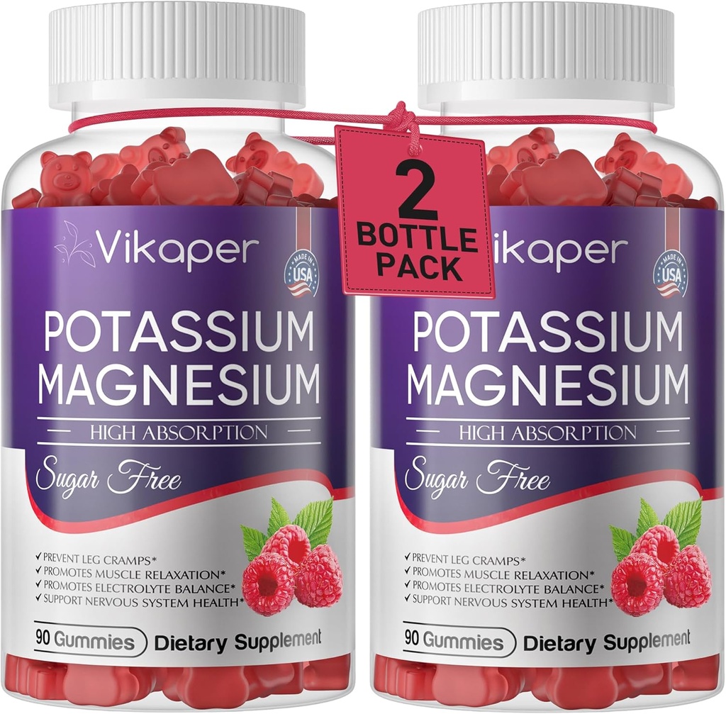 Draslík Magnesium Gummies 500 mg Sugar- Free Magnesium Glycinát dodatek s hořčíkem L- Threonát, Vitamin D3, Zlepšená noha křeče, svalovina, srdce zdraví pro dospělé Raspberry Flavor 180 Počet