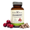Bylinné kořínky Extra síla Cranberry pilulky pro ženy a muže s organickou kopřivkou 124; Močový Trakt Zdraví 124; 60 Vegan Kapsle