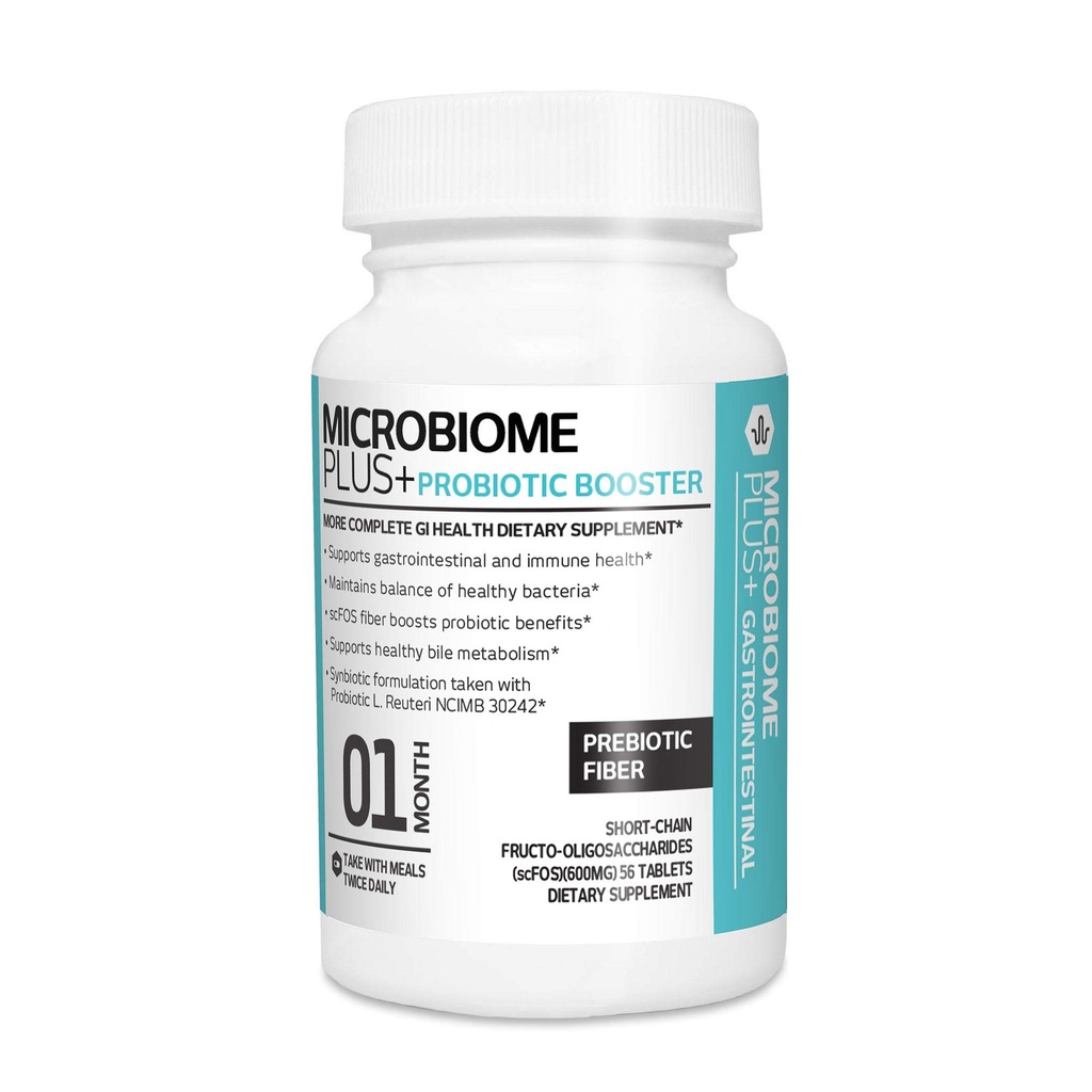 Mikrobiome Plus Prebiotika scFOS Prebiotická Vláknina, Zvyšuje probiotické Benifity, GI trávicí doplňky, Alergie Safe a gluten- zdarma pro muže a ženy (1 měsíc dodávky) (1)