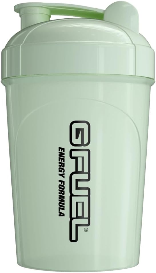 G Fuel Glow- In- The- Dark Shaker Lahvička, Drink Mixer for Pre Workout, Protein Shake, Smoothie Mix, Jídelní náhrady Shakes, Energy Powder a další, Milender Cup, Přenosný trezor, BPA zdarma Plast - 16 oz