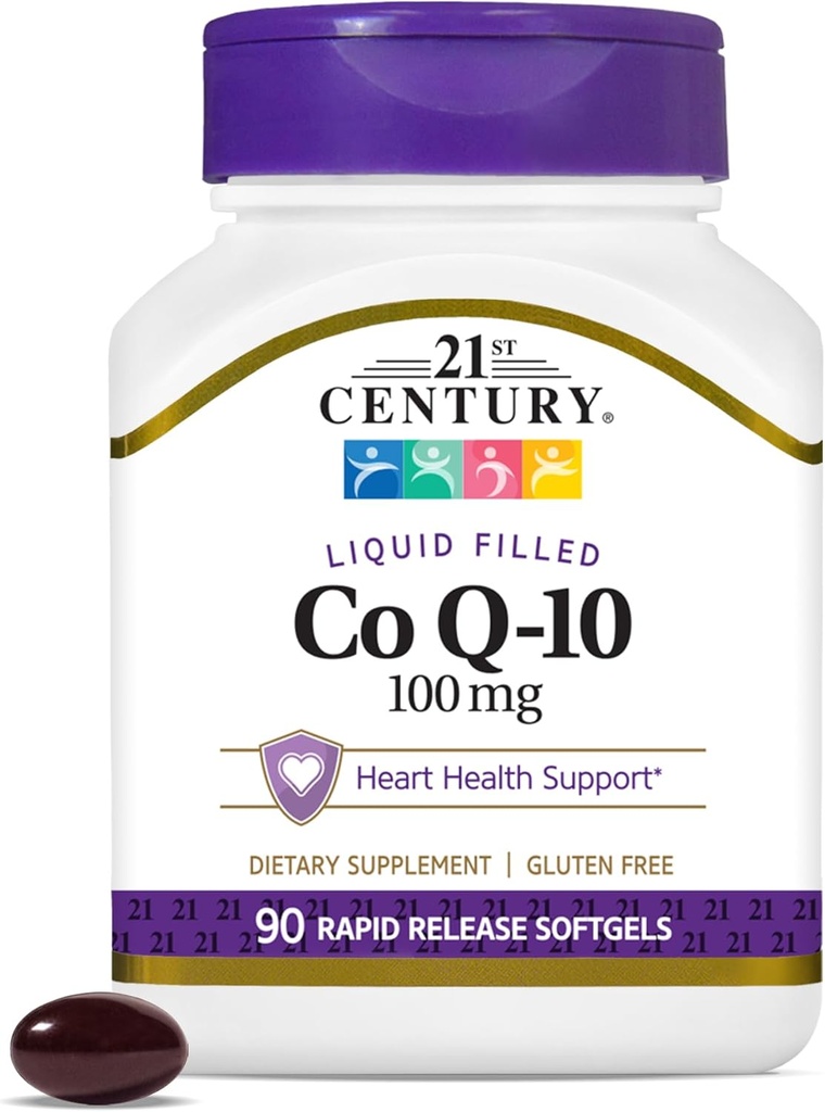 21. Století Co Q10 100 mg Softgels, 90 Počet