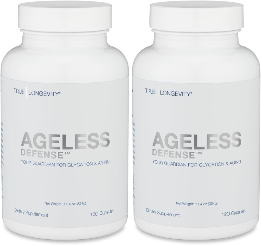 DrinkHRW Ageless Defense Ultimate Formulation, Inhibits Advanced Glykation End Products, 2 Lahve, 240 Celkové tablety