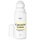 Capsaicin Lotion - Cream for Muscles & Joints - Deep Penetrating Roll On w / 0.075% Capsaicin Cream - (3 oz)