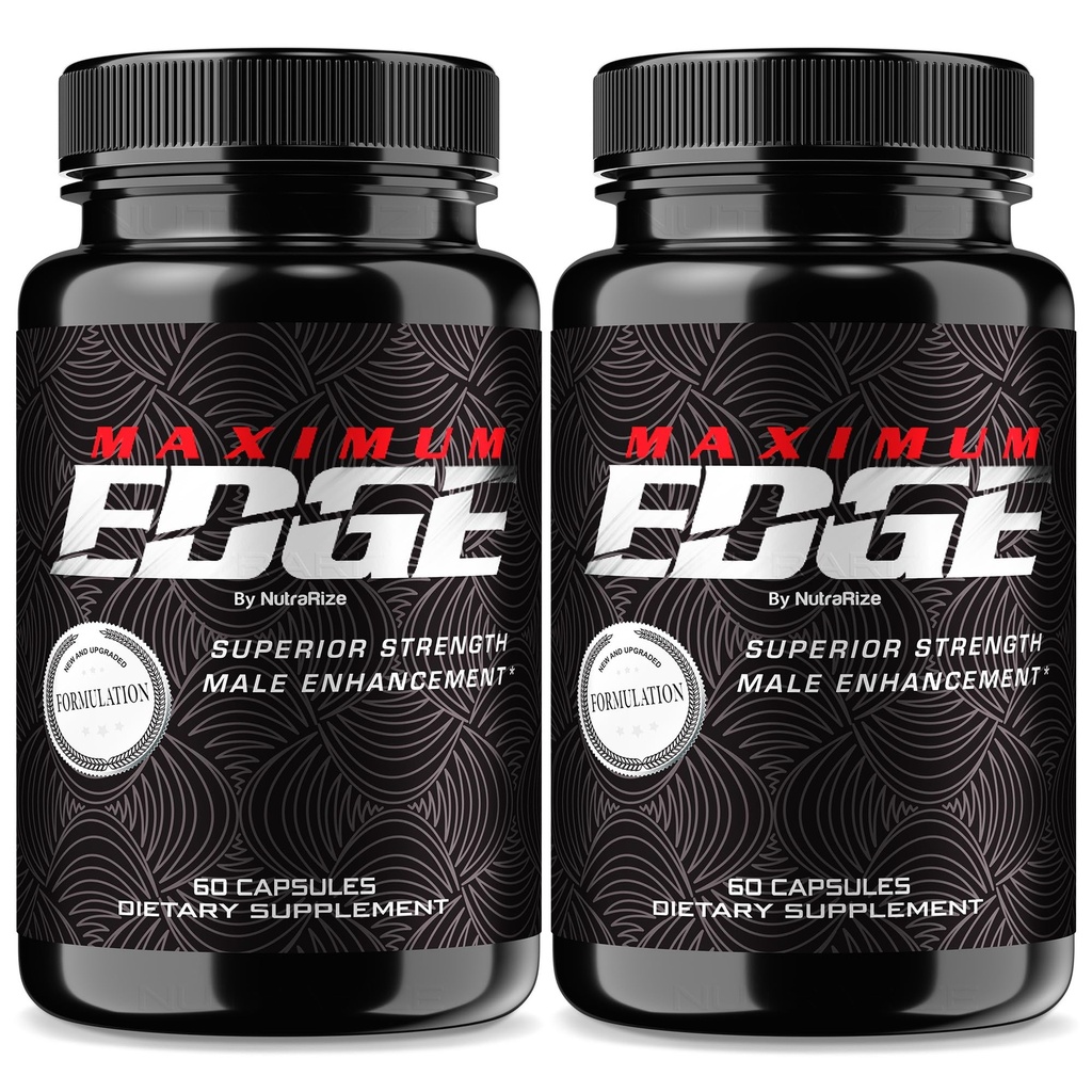 (2 Pack) Maximální hrana mužské pilulky - Maximální hrana kapsle pro muže, Kompletní denní Formule pro celkové Wellness a špičkový výkon, Maximum Edge Advanced Dietní dodatek, Recenze (120 Kapsle)