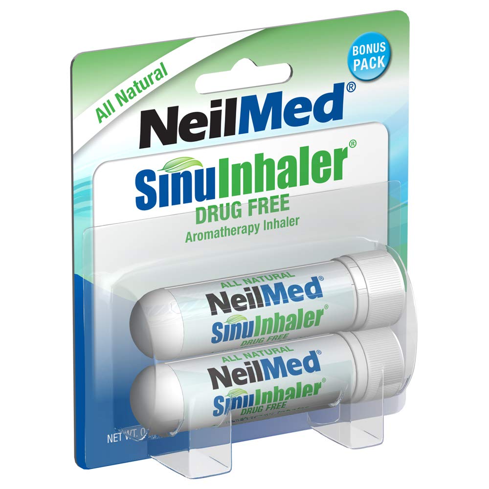 NeilMed SinuInhaler Natural Non Medicated Aromatherapy Inhaler (Bonus Pack) 2 Počet (Balení po 1)