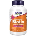 Nyní Potraviny doplňky, Biotin 10 mg (10 000 mcg), Extra síla, Energy Production *, 120 Veg Kapsle