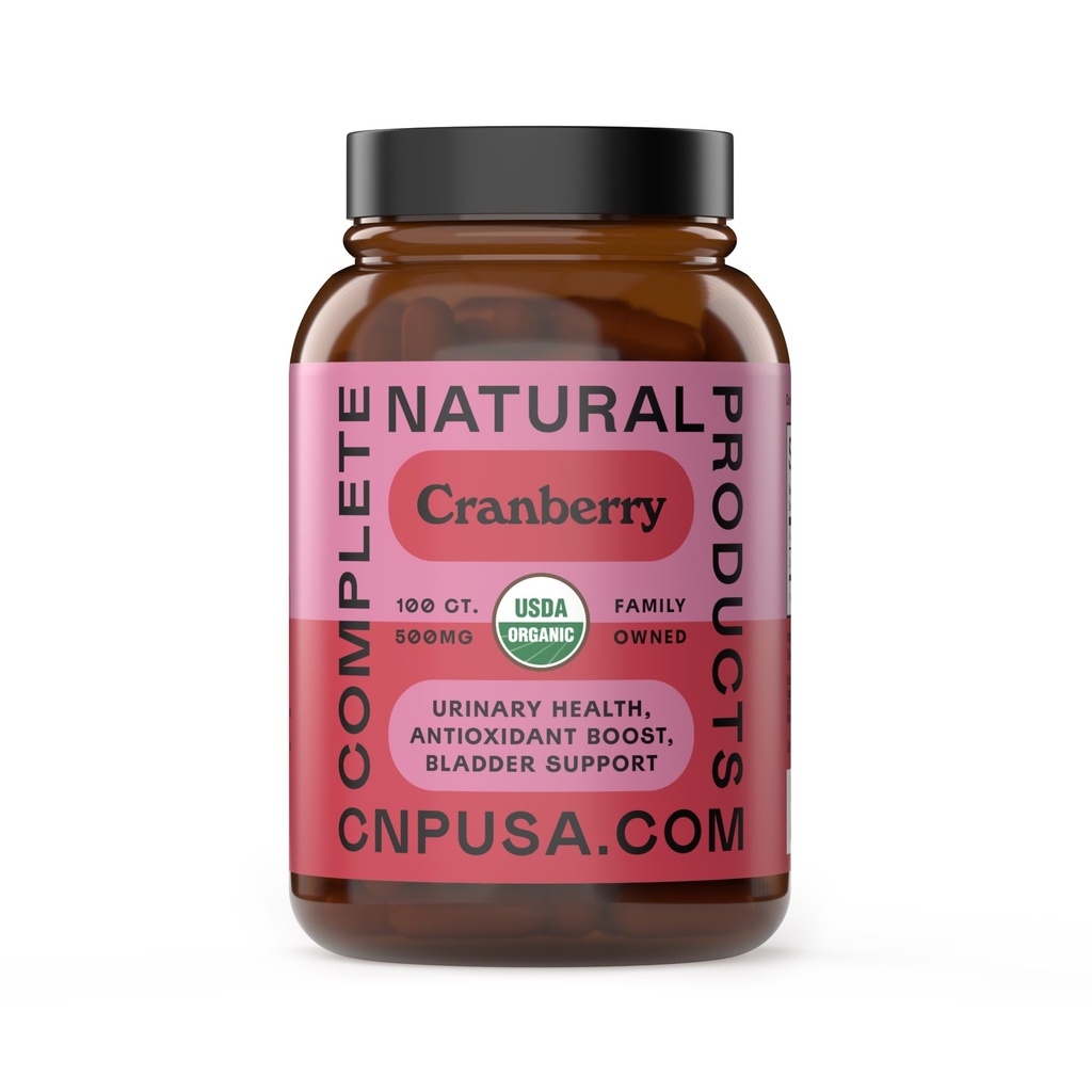 Organic Cranberry Capsules 500mg Crant124; Plant- based, Vegan, Non- GMO, No Fillers Crant124; Podporuje Močový Trakt & močový měchýř Zdraví Crant124; Organic Cranberry Powder Dodatek