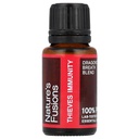 Nature 's Fusions Thieves Oil Essential Oil Blend - 15 ml - Germ Fighter, Health Guard, Aceite Ratero - Dragon' s Breath Protection - Clove, Lemon, Skořice, Eucalyptus, Peppermint, Oregano