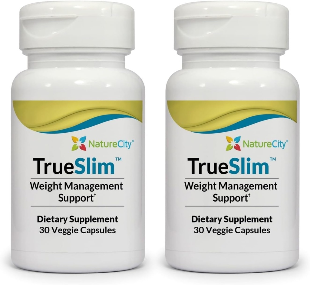 NatureCity True- Slim Tuk a Váha dodatek 124; Pomáhá snížit akumulaci tuku 124; Kapsle 124; Non GMO CLANE124; Made in USA