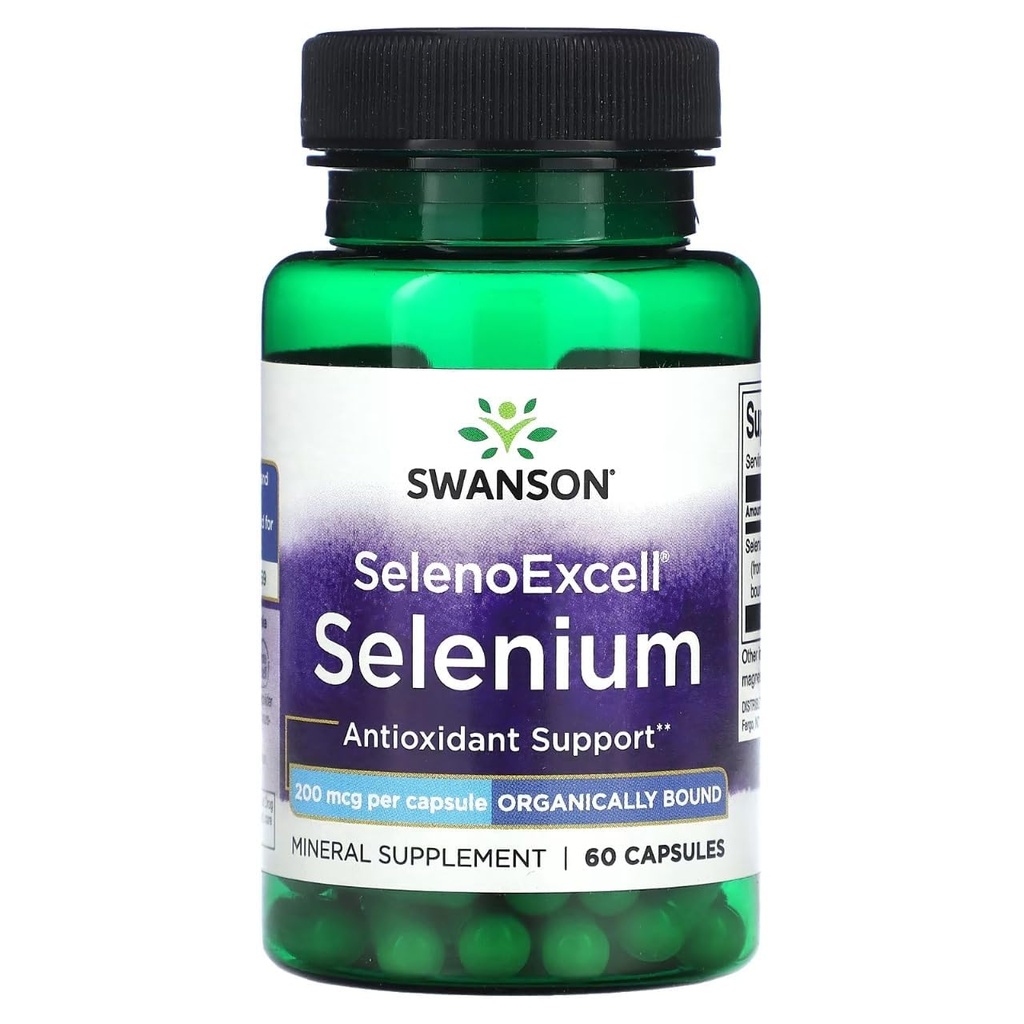 Swanson Selenoexcell Selenium 200 mcg 60 Kapsle