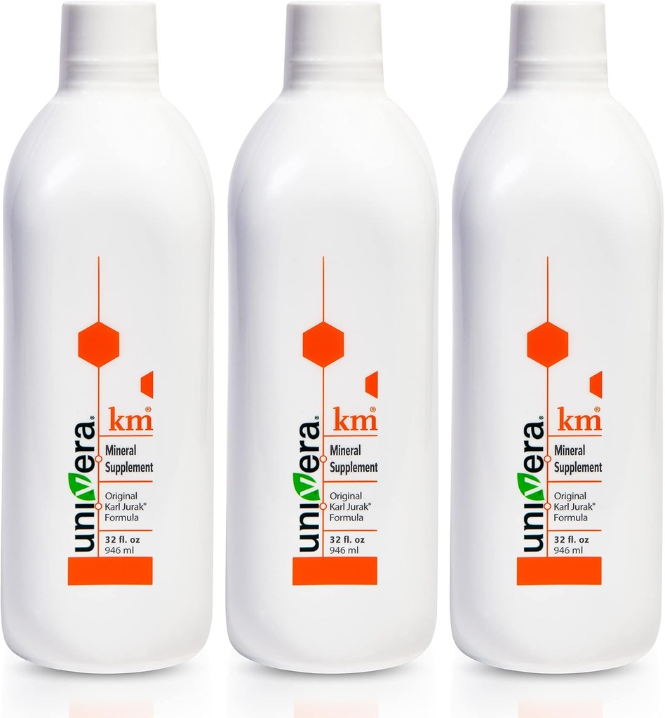 Univera KM Minerální dodatek 124; Původní Karl Jurak Formule 124; Bohaté na draslík & Vitamíny 124; Stabilizuje pH Balance 124; Podporuje Digestion + Nutrient Absorption 124; Přírodní fytonutrienty 124; 90 Day Supply