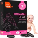 Zahler Prenatal Vitamin s DHA & Folát - DHA doplňky a Prenatal Multivitamin pro matku a dítě - Kosher Prenatal DHA Prenatal Vitaminy s železem, Pre Natal Softgels 60 Počet