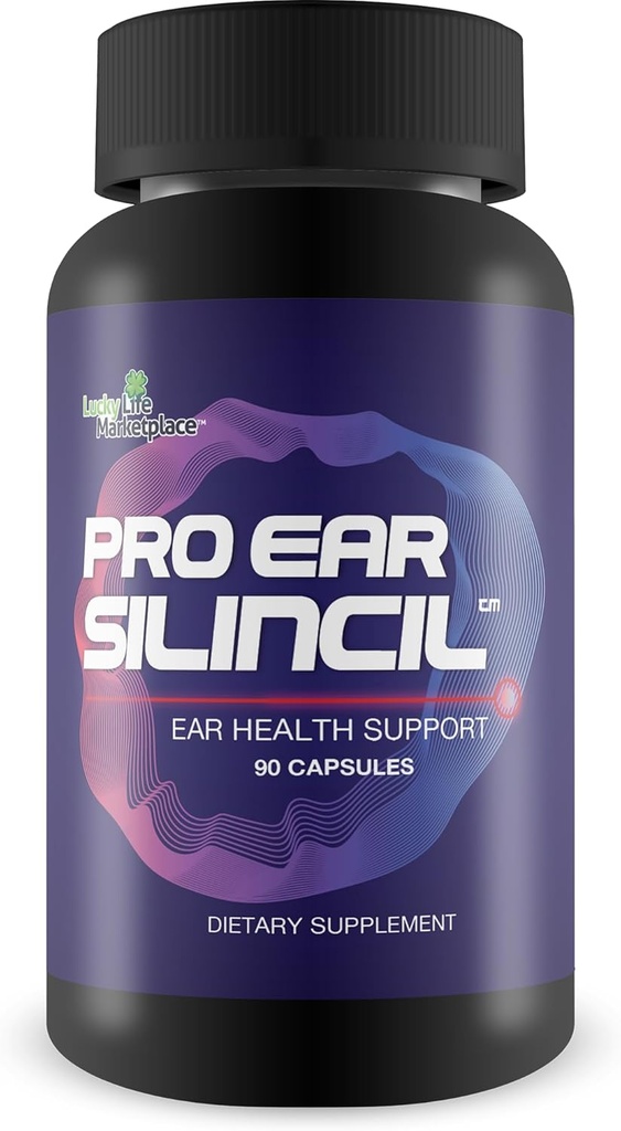 Pro Ušní Silincil - Ušní zdraví a sluch Zdraví Podpora - Nápověda snížit Ušní vyzvánění & Buzzing - Podpora snížená otok a zlepšení krevního toku - Podpora optimálního sluchu - Kurkuma, Vitamin C, Česnek