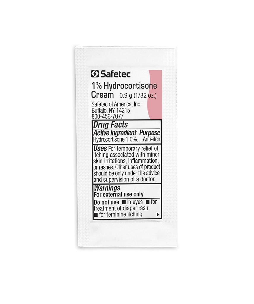 Safetec Hydrokortison 1% Cream.9 g. sáček (hromadný balíček - počet 2000)