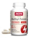 Jarrow Diplomas Extra Strength Methyl Folate 400 mcg, Dietní dodatek pro kardiovaskulární a neurologickou podporu zdraví, 60 Veggie Kapsle, 60 Day Supply
