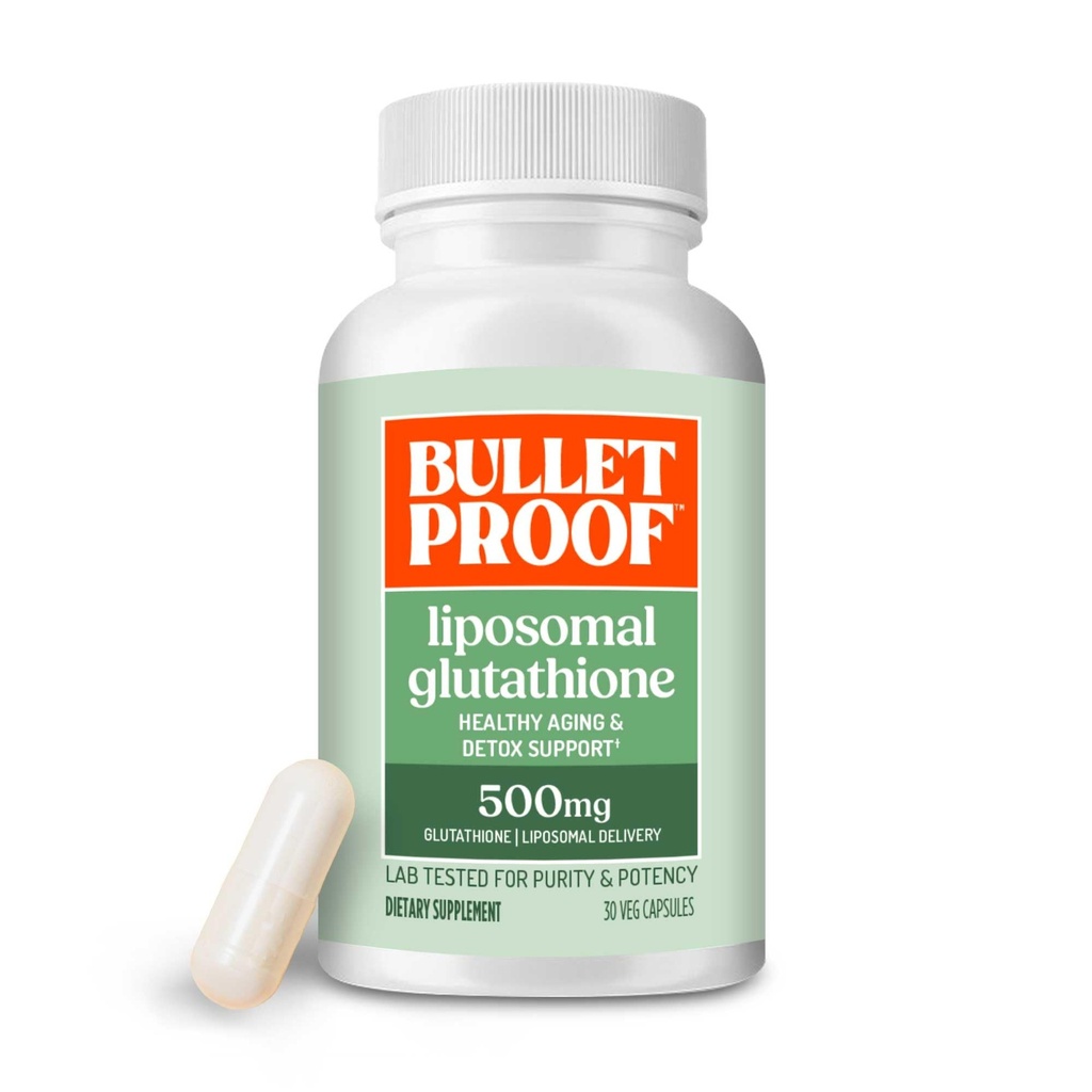 Neprůstřelné Liposomální Glutathione Force Antioxidant Kapsle, 30 Počet, Dodatek pro zdraví jater a imunitní podpora, 30 Služeb