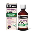 Robitussin Maximální síla Elderberry kašel Plus hrudník kongestion DM, Kašel Conpressant pro dospělé, Poskytování tekutý kašel a hrudník kongestion pomoc - 8 Fl Oz
