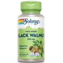 SOLARAY Black Walnut 500 mg - Full Hull - Traditional Herbal Support Formule - Non- GMO ověřený, Vegan, Lab ověřený - 60- denní záruka - 100 Služeb, 100 VegCaps