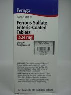 Sulfát železitý 324mg Enteric- coated Red Tablets 100count