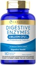 Carlyle Digestive Enzymy CLAS124; s Probiotika & Prebiotika CLAS124; 180 Kapsle CLAS124; Non- GMO a gluten zdarma doplněk pro muže a ženy