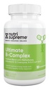 Nutri Supreme Ultimate B Complex, Vysoce absrobabilní esenciální B vitaminy s methylfolátem na podporu funkce nervového systému, 60 Kapsle