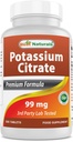 Nejlepší Naturals Draslík Citrát 99mg 500 Tablety - 3. strana Lab Tested