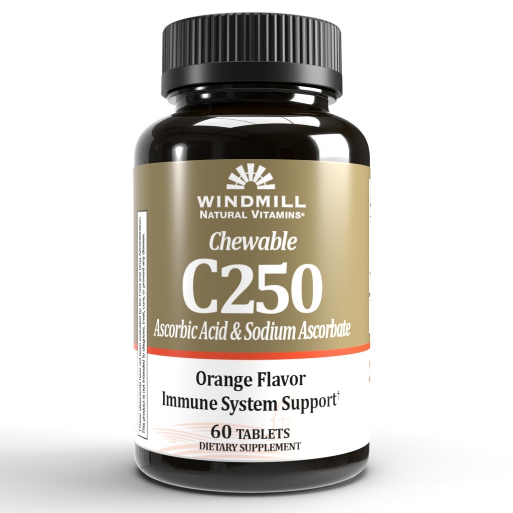 Vitamin C CHEWTBS 250MG TNGR WMILL Velikost: 60